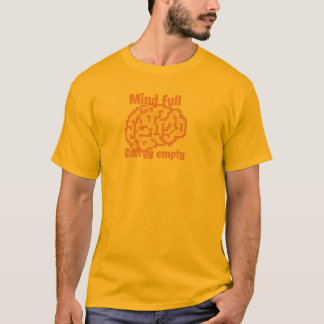 Camiseta Presente Divertido Mente Cheia Energia Vazia