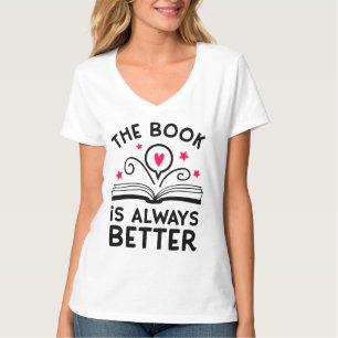 Camiseta Presente Divertido para Amante de Livros Leitura N