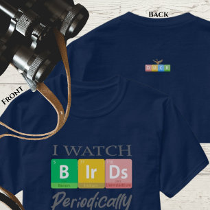 Camiseta Presente Divertido para Observador de Pássaros Tab