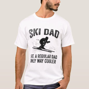 Camiseta Presente Divertido para Pai de Esqui Esquiadores A