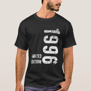 Camiseta Presente Divertido Retro Feito em 1996 Aniversário