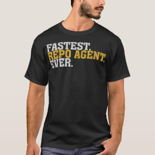 Camiseta Presente do agente de reposição mais rápido do