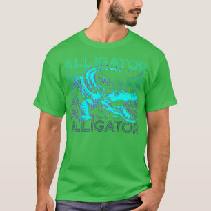 Camiseta Presente do Alligador do Gator Crocodilo do Alliga