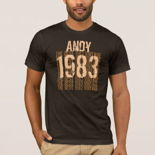 Camiseta Presente do ano do aniversário de 30 anos o melho