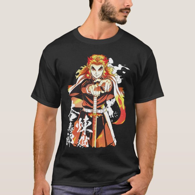 Camiseta Presente do assassino demônio ANIME MANGA CARTOON (Frente)