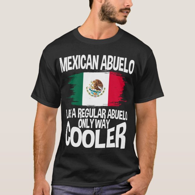Camiseta Presente do avô do avô mexicano Abuelo Latino (Frente)