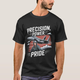 Camiseta Presente do caça F-15 Eagle: Orgulho de Precisão e