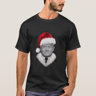 Camiseta Presente do Chapéu de Papai Noel Engraçado do Dona