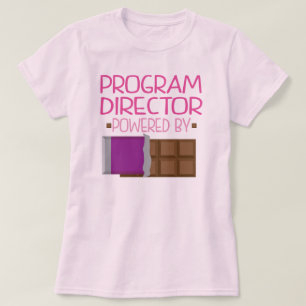 Camiseta Presente do chocolate do director de programa para
