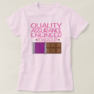 Camiseta Presente do chocolate do engenheiro da segurança