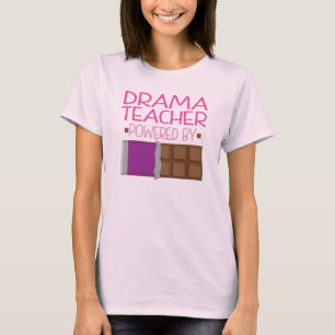 Camiseta Presente do chocolate do professor do drama para