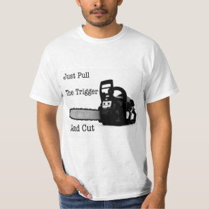 Camiseta Presente do cirurgião arborista da serra-gueira.