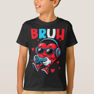Camiseta Presente do Controlador de Vídeo Game do Coração d