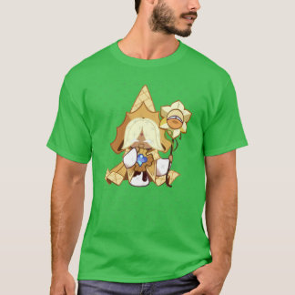 Camiseta Presente do Cookie Run Kingdom do Biscoito de Baun
