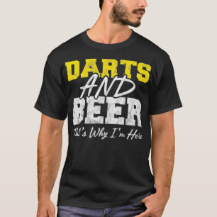 Camiseta Presente do Dart Player Engraçado de Cerveja