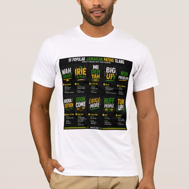 Camiseta Presente do Dia da Independência da Jamaica (Frente)