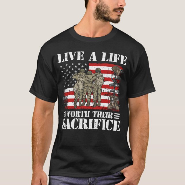 Camiseta Presente do Dia da Memória Viva a Vida Digna do Se (Frente)