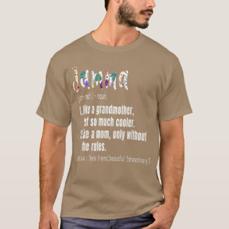 Camiseta Presente do Dia das Mães Definição de Jamma Aniver