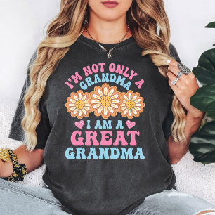 Camiseta Presente do Dia das Mães Floral Retro Groovy para
