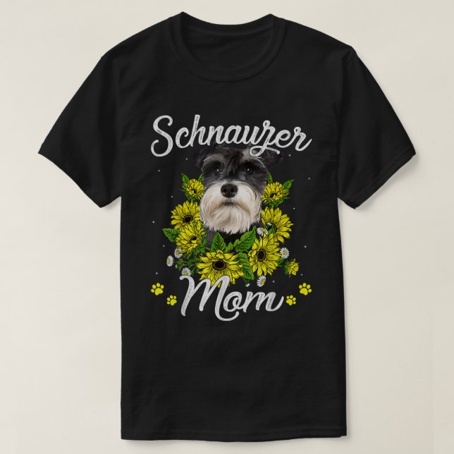 Camiseta Presente do Dia das Mães Mãe de Cachorro Mulheres  (Frente do Design)