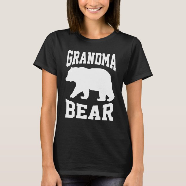 CAMISETA PRESENTE DO DIA DE AS MÃES DO URSO DA AVÓ (Frente)