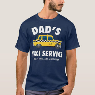 Camiseta Presente do Dia de os pais de Condução de Servi
