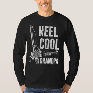 Camiseta Presente do Dia de os pais de pesca do Vovô Legal