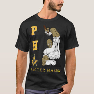 Camiseta Presente do Dia de os pais Masons Mestre PHA Mason