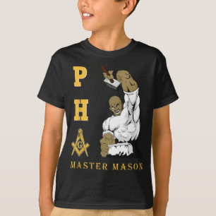 Camiseta Presente do Dia de os pais Masons Mestre PHA Mason