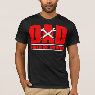 Camiseta Presente do Dia de os pais mecânico do pai
