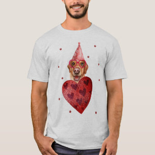 Camiseta Presente do Dia dos Namorados Cachorro Labrador Am