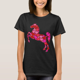 Camiseta Presente do Dia dos Namorados do Coração Vermelho