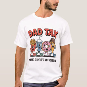 Camiseta Presente do Dia dos Pais Imposto Pai Piada Retro C