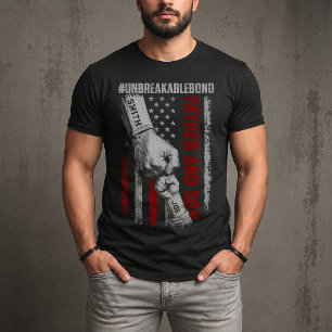 Camiseta Presente do Dia dos Pais Pai e Filho Laço Indestru
