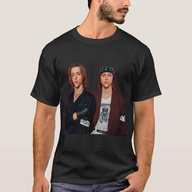 Camiseta Presente do Dia para Fã com Gráfico da Banda The G (Frente)