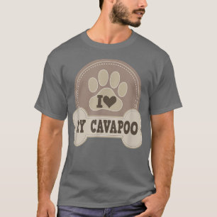 Camiseta Presente do dono do animal do Cão Cavapoo