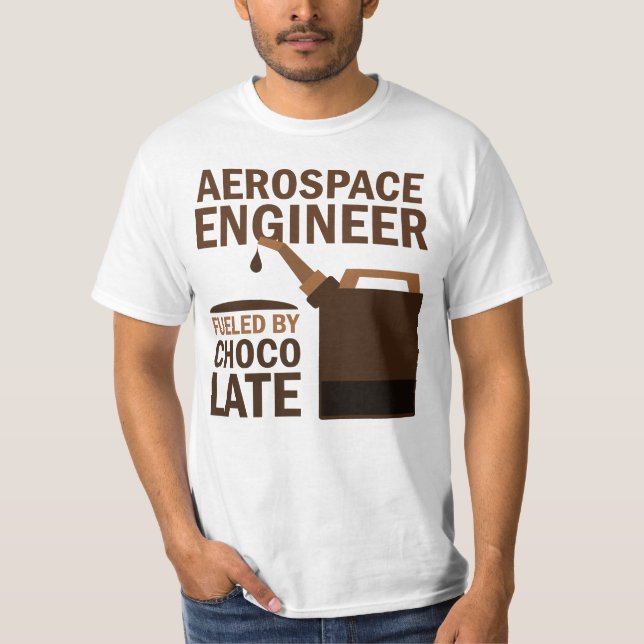 Camiseta Presente do engenheiro aeroespacial (engraçado) (Frente)