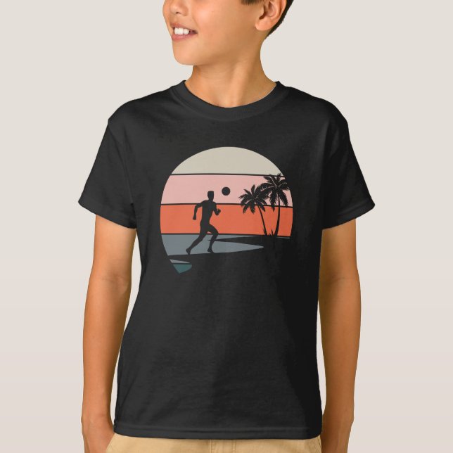 Camiseta Presente do esporte de futebol de praia (Frente)