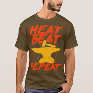 Camiseta Presente do ferreiro de repetição de calor
