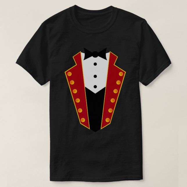 Camiseta Presente do festival do Circus Showman do Ringmast (Frente do Design)