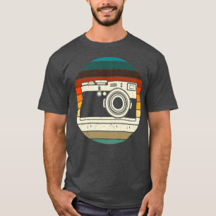 Camiseta Presente do Fotógrafo da Câmera Retro Vintage