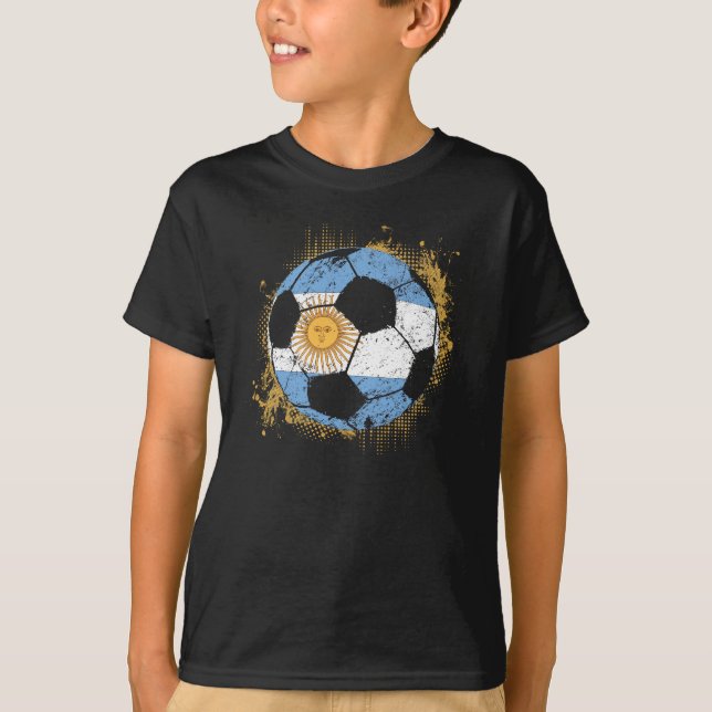 Camiseta Presente do futebol de Argentina (Frente)