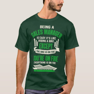 Camiseta Presente do gerente de vendas engraçado