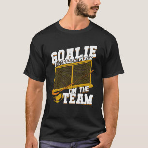 Camiseta Presente do Goaltender Goaltender Gift de Hóquei 