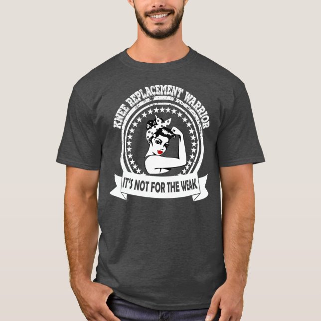 Camiseta Presente do guerreiro de substituição do joelho pa (Frente)