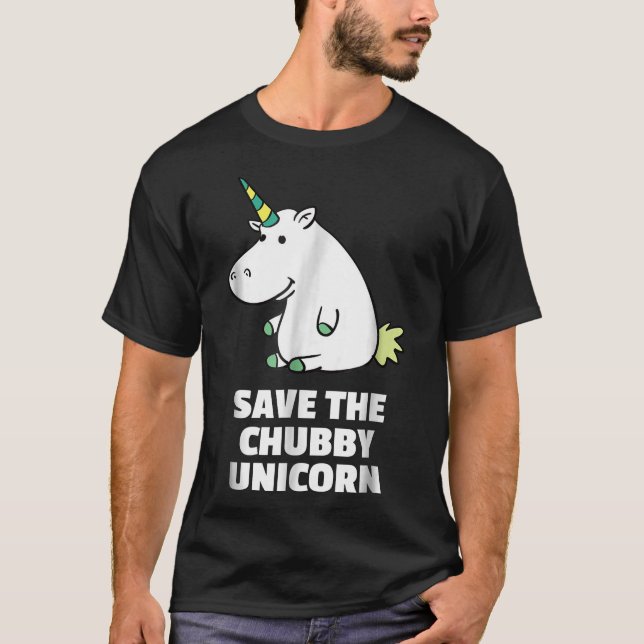 Camiseta Presente do Hippo Lover| Chubby Unicorn Hippo| Cut (Frente)