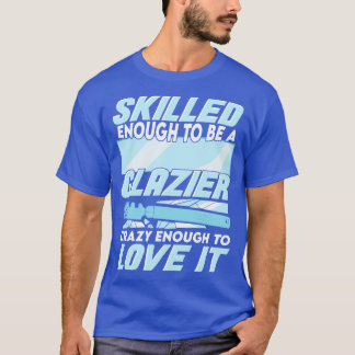 Camiseta Presente do Instalador de Vidro da Janela do Glazi