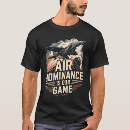 Camiseta Presente do Jato F-15 Eagle: Dominância Aérea é No