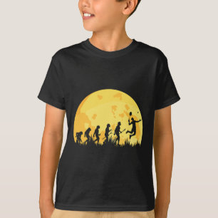 Camiseta Presente do jogador de emblema do Badminton da Evo