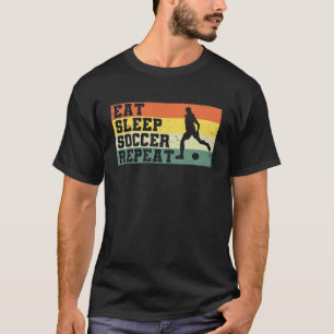 Camiseta Presente do jogador de futebol retrô de futebol c
